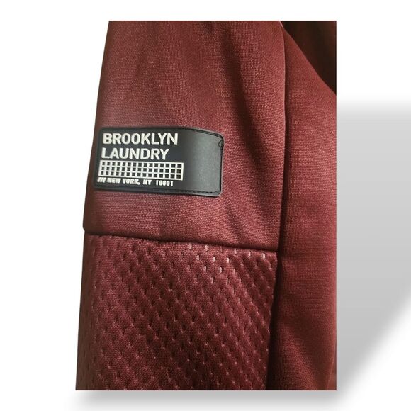 Brooklyn Maroon Hooded Jacket - Picture 4 of 5